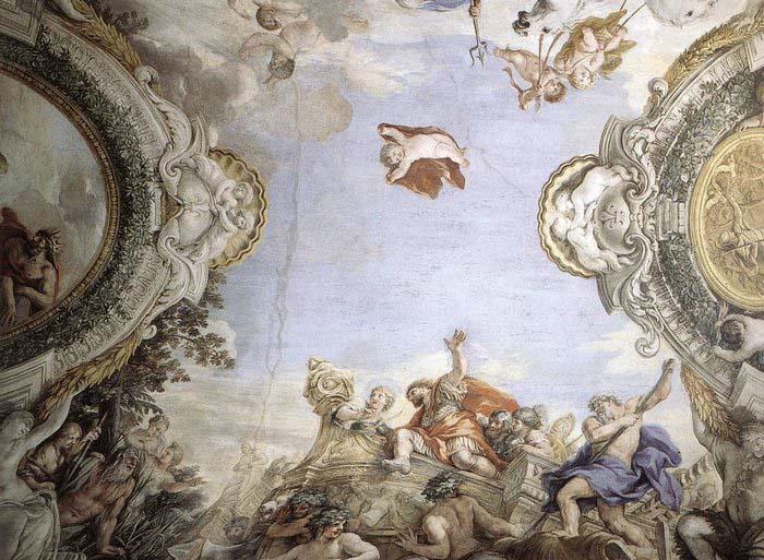 Pietro da Cortona Landing of the Trojans at the Mouth of Tiberis oil painting picture